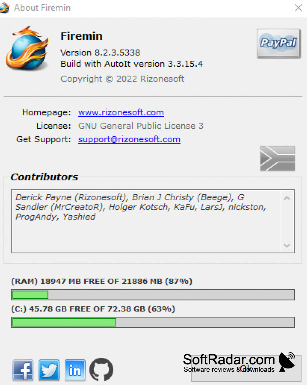 Firemin 9.8.3.8095 instal the last version for mac