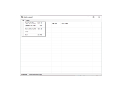FLAC to ALAC - file-menu