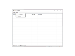 FLAC to ALAC - help-menu