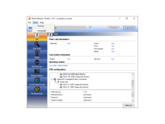 Flash Memory Toolkit - tools-menu