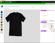 Flash TShirt Design Software screenshot 1