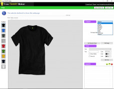 Flash TShirt Design Software screenshot 2