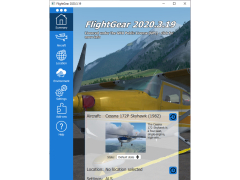 FlightGear - main-screen