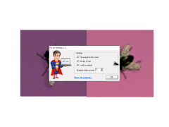 Fly on Desktop Screensaver - settings