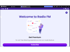 FM Radio Player - welcome-screen