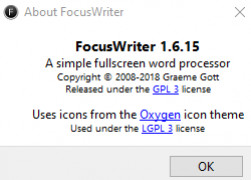 FocusWriter screenshot 1