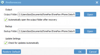 FonePaw iPhone Data Recovery screenshot 3