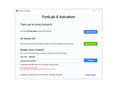 FontLab Studio - activate