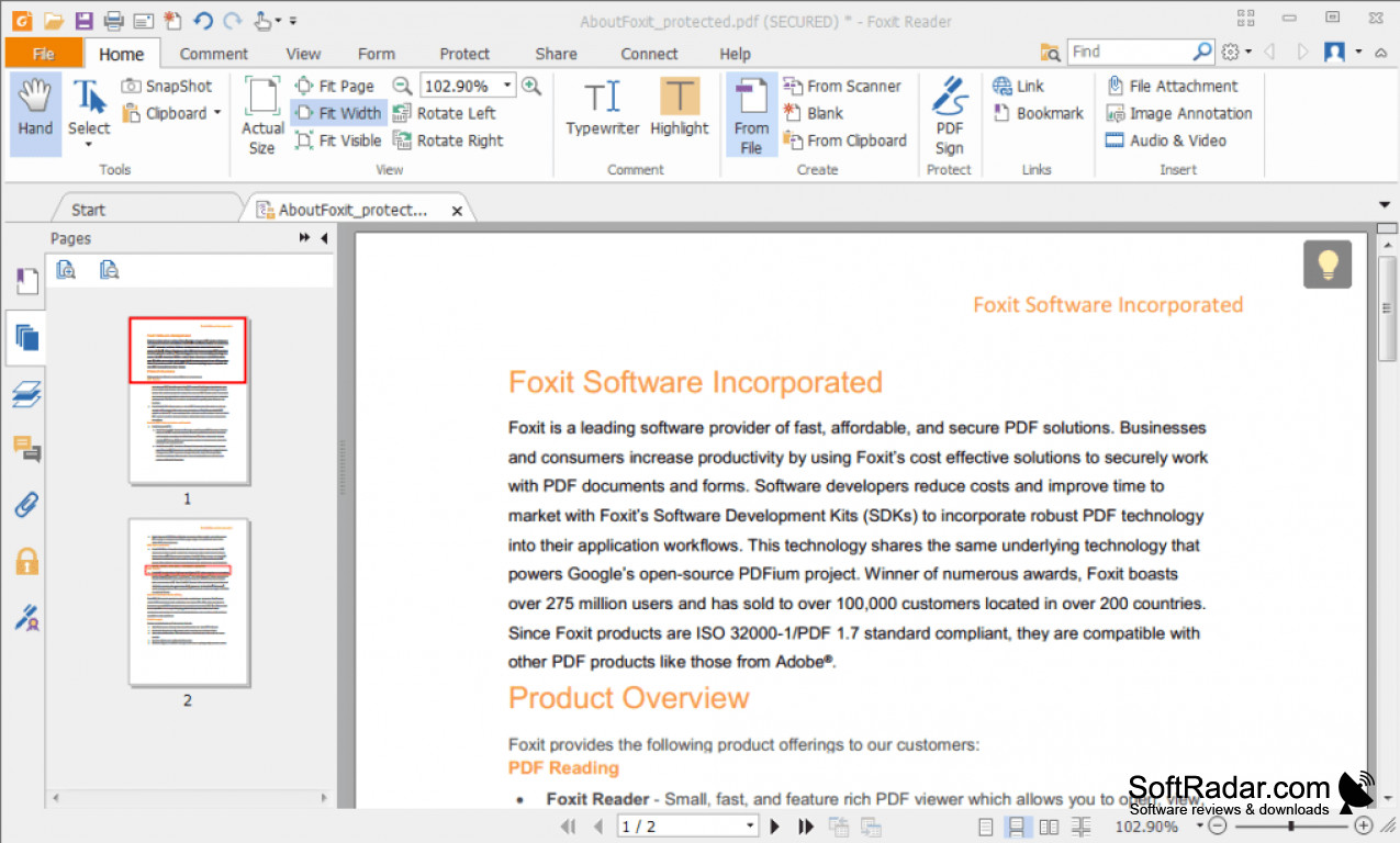 foxit pdf form creator