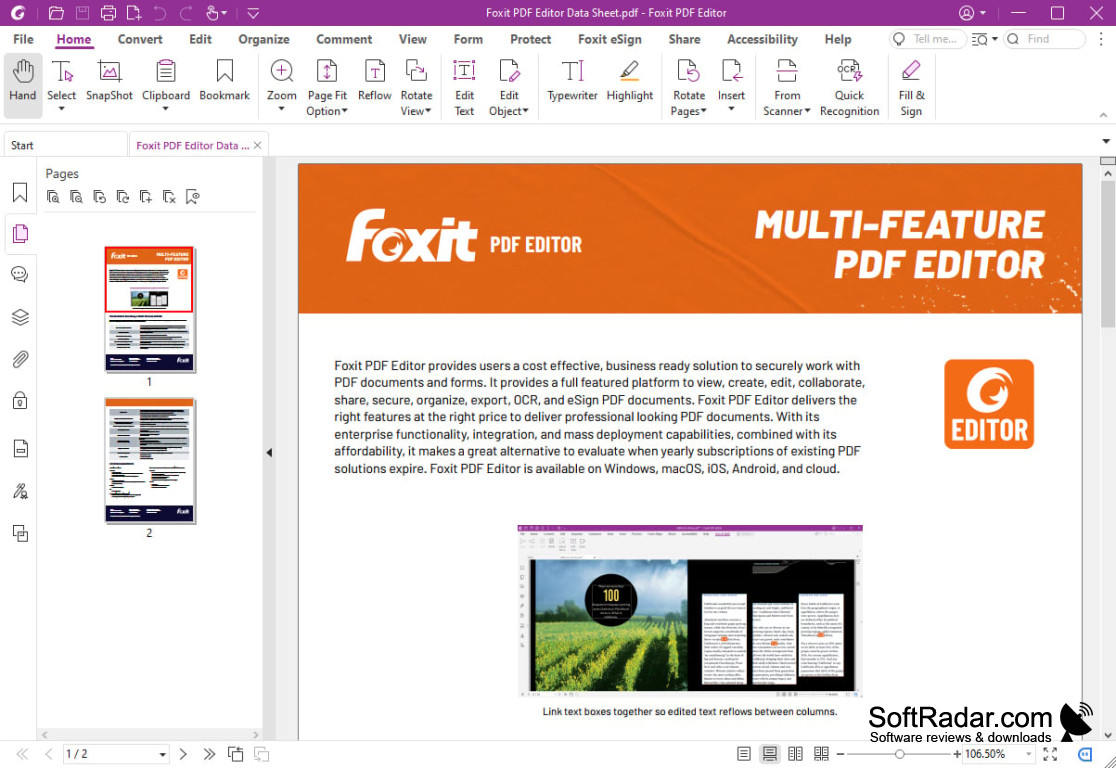 foxit pdf editor