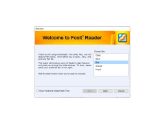 Foxit Reader - welcome-screen