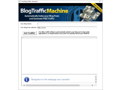 Free Blog Traffic Generator - main-screen