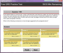 Free GRE Practice Test screenshot 1