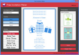 Free Invitation Maker screenshot 1