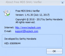 Free MD5 SHA1 Verifier screenshot 2