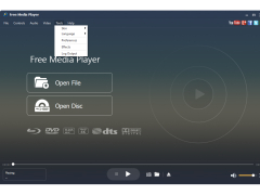 Free Media Player - tools-menu