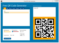 Free QR Code Generator screenshot 1