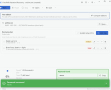 Free RAR Password Recovery - Screenshot 3