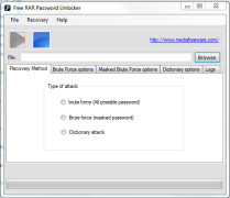 Free Rar password unlocker screenshot 1
