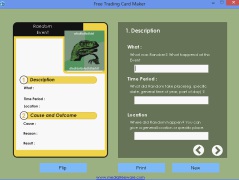 Free Trading Card Maker - Screenshot 2