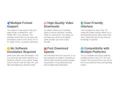 Free Video Downloader for YouTube - features