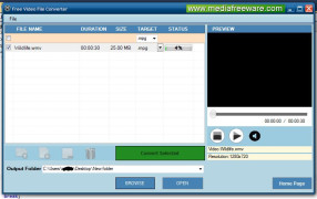 Free Video File Converter screenshot 1