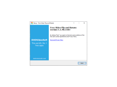 Free Video Flip and Rotate - welcome-screen-setup