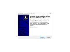 Free Video To Audio Converter - welcome-screen-setup