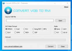 Free VOB to AVI Converter screenshot 1