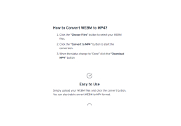 Free WebM to MP4 Converter - how-to-convert