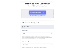 Free WebM to MP4 Converter - main-screen