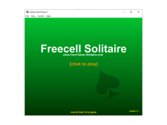 Freecell Solitaire - main-screen