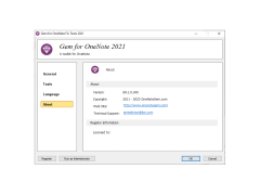 Gem for OneNote - about-application