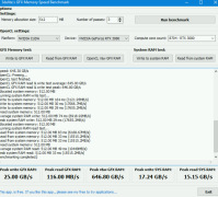 GFX Memory Speed Benchmark - Screenshot 1
