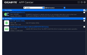 Gigabyte App Center - Screenshot 1