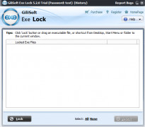 Gilisoft EXE Lock screenshot 1