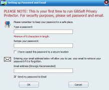 Gilisoft Privacy Protector screenshot 1