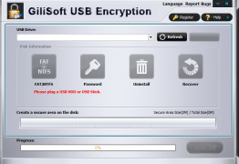 GiliSoft USB Stick Encryption screenshot 1