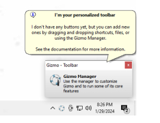 Gizmo Drive - toolbar