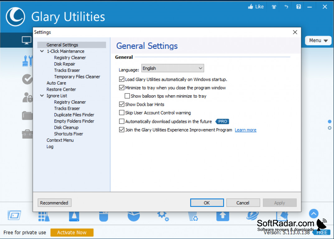 Glary Utilities Pro 5.207.0.236 instal the new version for windows