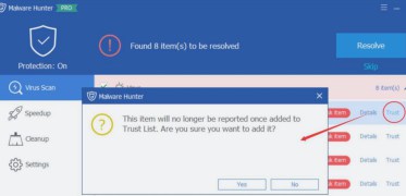 Glarysoft Malware Hunter - Screenshot 3