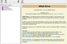 GMail Drive screenshot 1