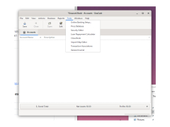 GnuCash - tools-menu