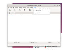 GnuCash - help-menu