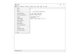 Gnuplot - file-menu