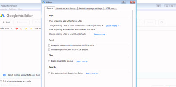 Google AdWords Editor - Screenshot 2