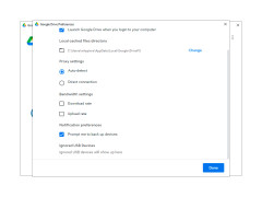 Google Drive - ignore-usb