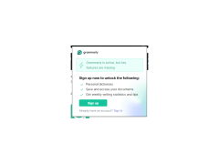 Grammarly for Chrome - welcome-screen