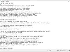 Guitar Effects GuitarFX - license-agreement