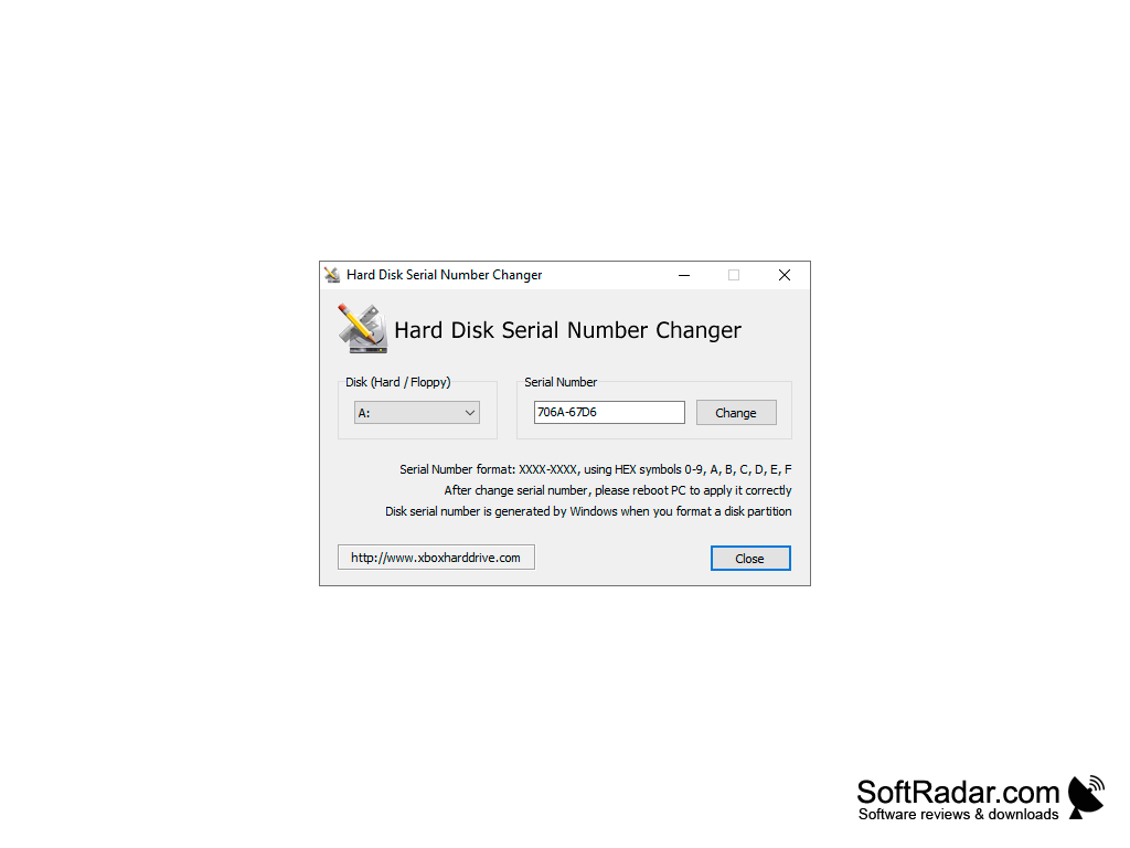 hdd serial number changer